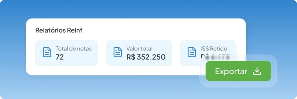 Conthabil Dados prontos para a REINF, sem conferência manual